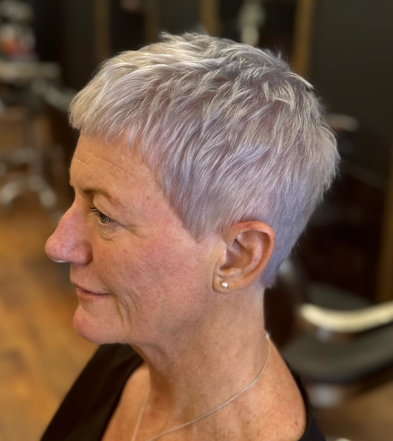 Super Short Pixie with Precision Cut Edges